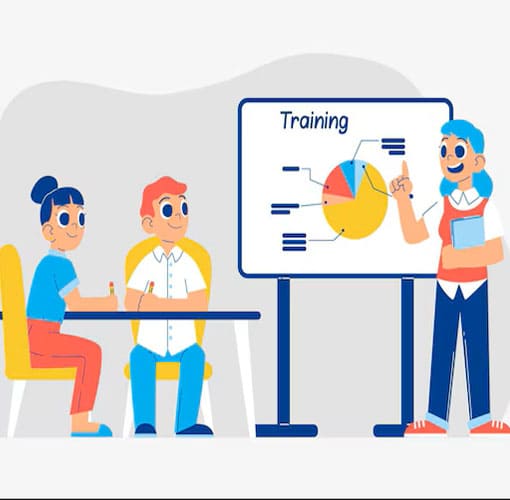 Million Desk ERP training session